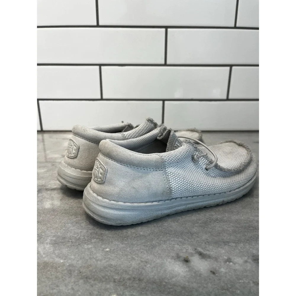Hey‎ Dude Wally Youth Funk Mono YT4- Slip Ons, Light Gray
